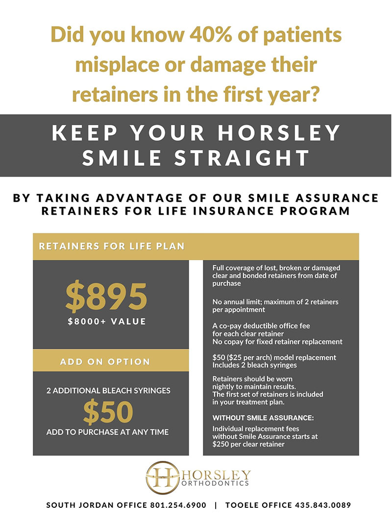 Keep your Horsley Smile Straight